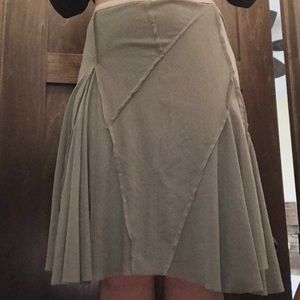 Medium Army Green Xhilaration Mesh Skirt